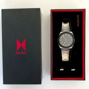 MVMT Watch - Silver & Black